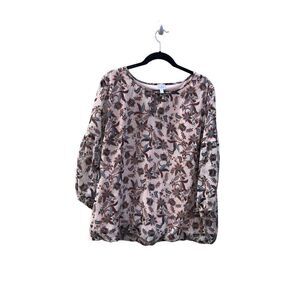 Dress Barn 2XL (XXL) Lined Blouse Great Colors for Fall